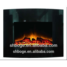 new curved wall mounted mini electric fireplace tv lift